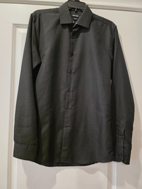 Nine West Other - Men's Black Nine West Slim Fit Dress Shirt